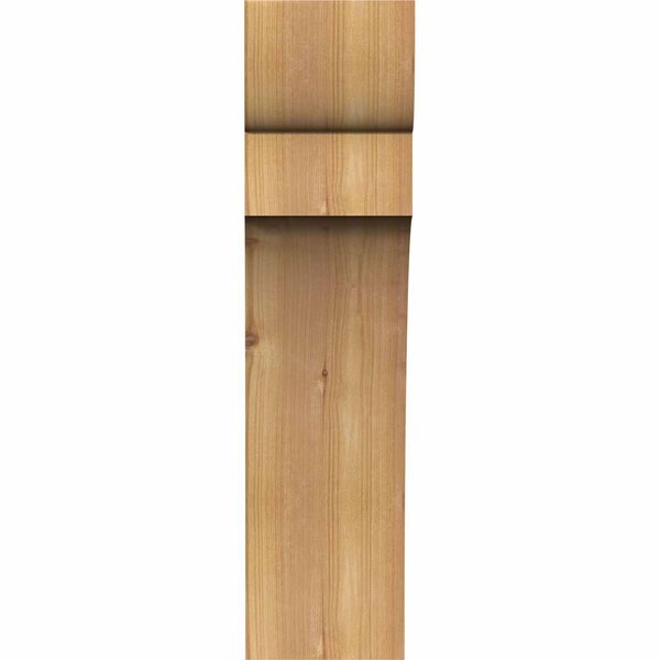 Yorktown Rough Sawn Corbel, Western Red Cedar, 6W X 8D X 24H